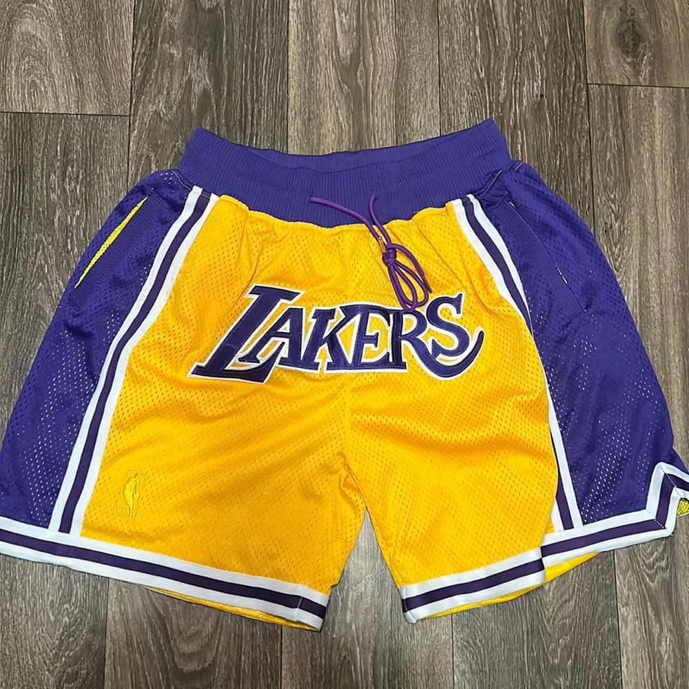 Just Don Lakers Basketball Shorts